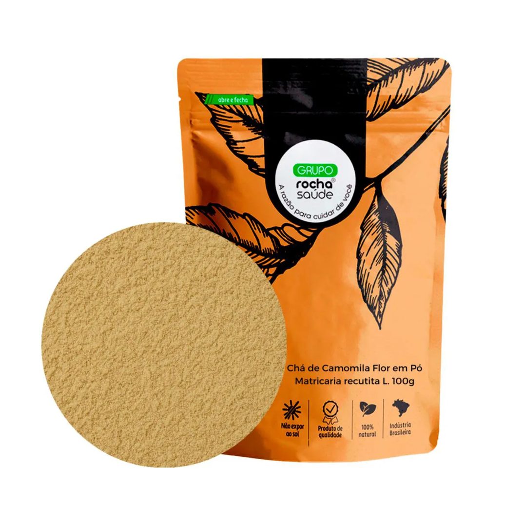 Chá de Camomila Flor em Pó Matricaria Recutita L. 100G