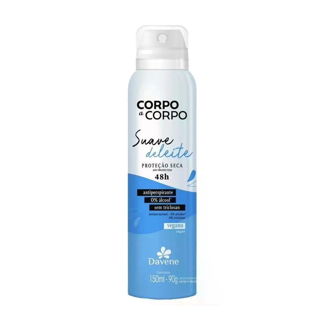 Desodorante Aerosol Corpo a Corpo Suave 150ml