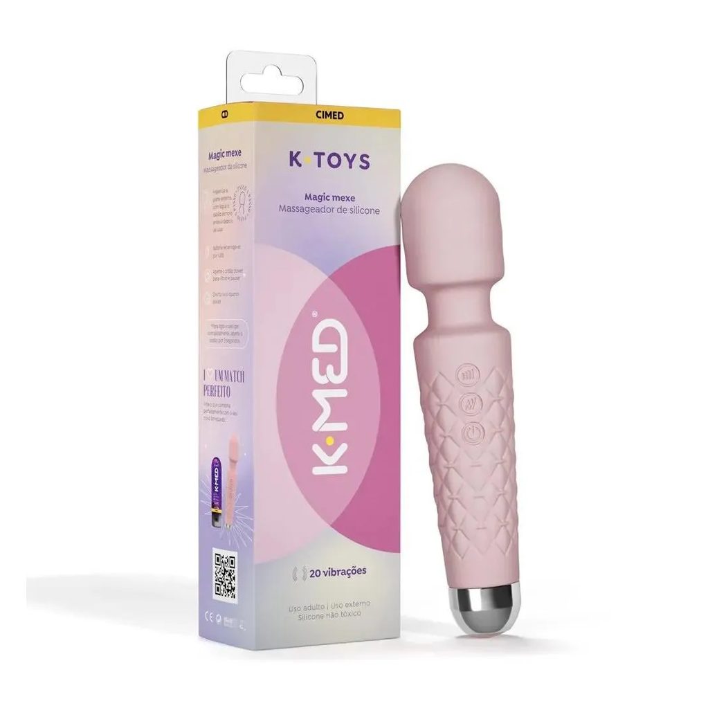 Massageador de Silicone Magic Mexe K-med K-toys Cimed