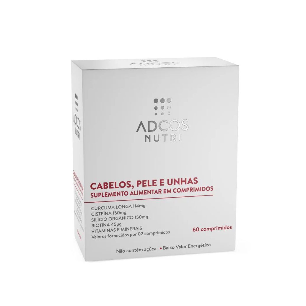 Adcos Nutri Cabelos, Pele e Unhas 60 Comprimidos