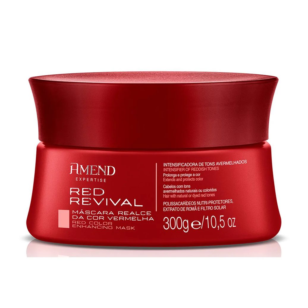 Amend Máscaras para Tratamento em Cabelos Coloridos Red Revival 300g (7896852617007)