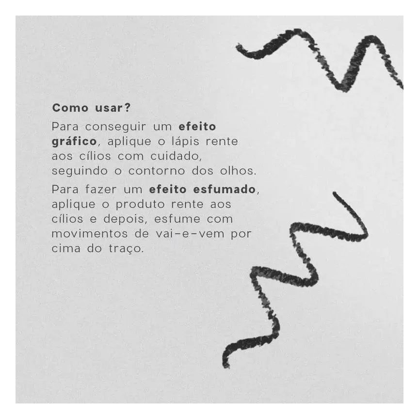 Lápis De Olho Océane Eyeliner Super Black