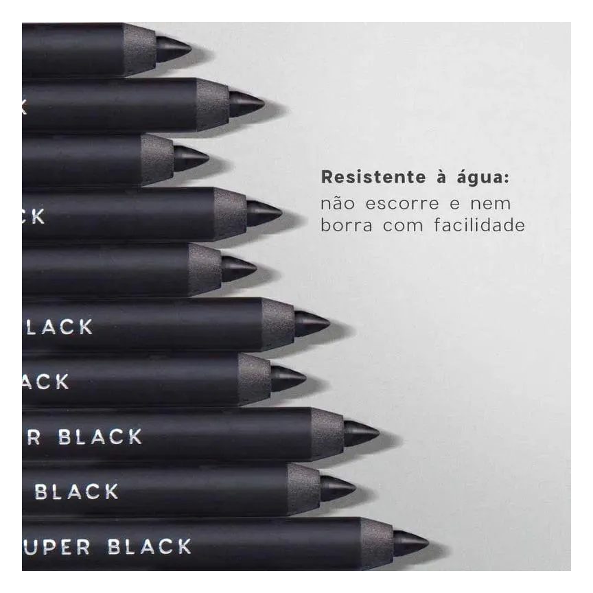 Lápis De Olho Océane Eyeliner Super Black