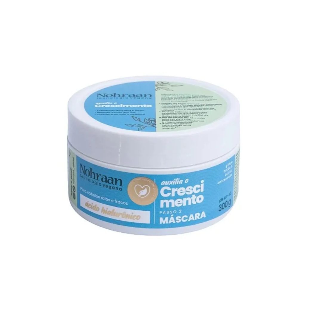 Máscara Cabelos Fracos Crescimento 300g - Nohraan
