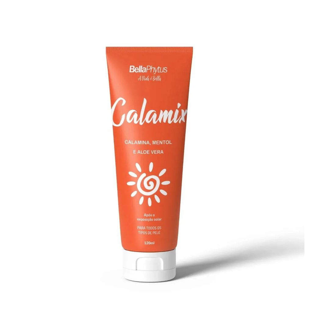 Calamix Loção Pós-sol com Calamina e Aloe Vera 120g - Bellaphytus