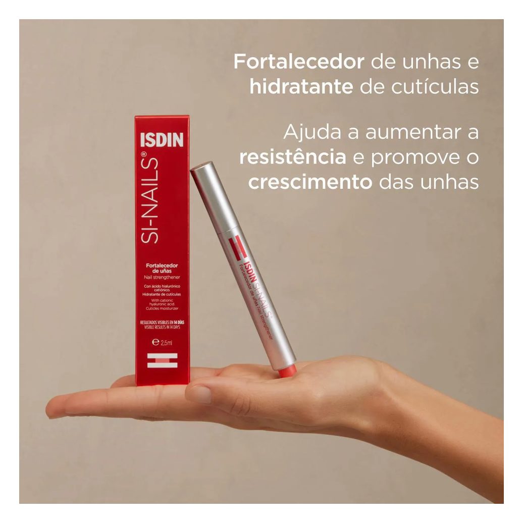 Fortalecedor de Unhas Isdin Si-Nails com 2,5ml
