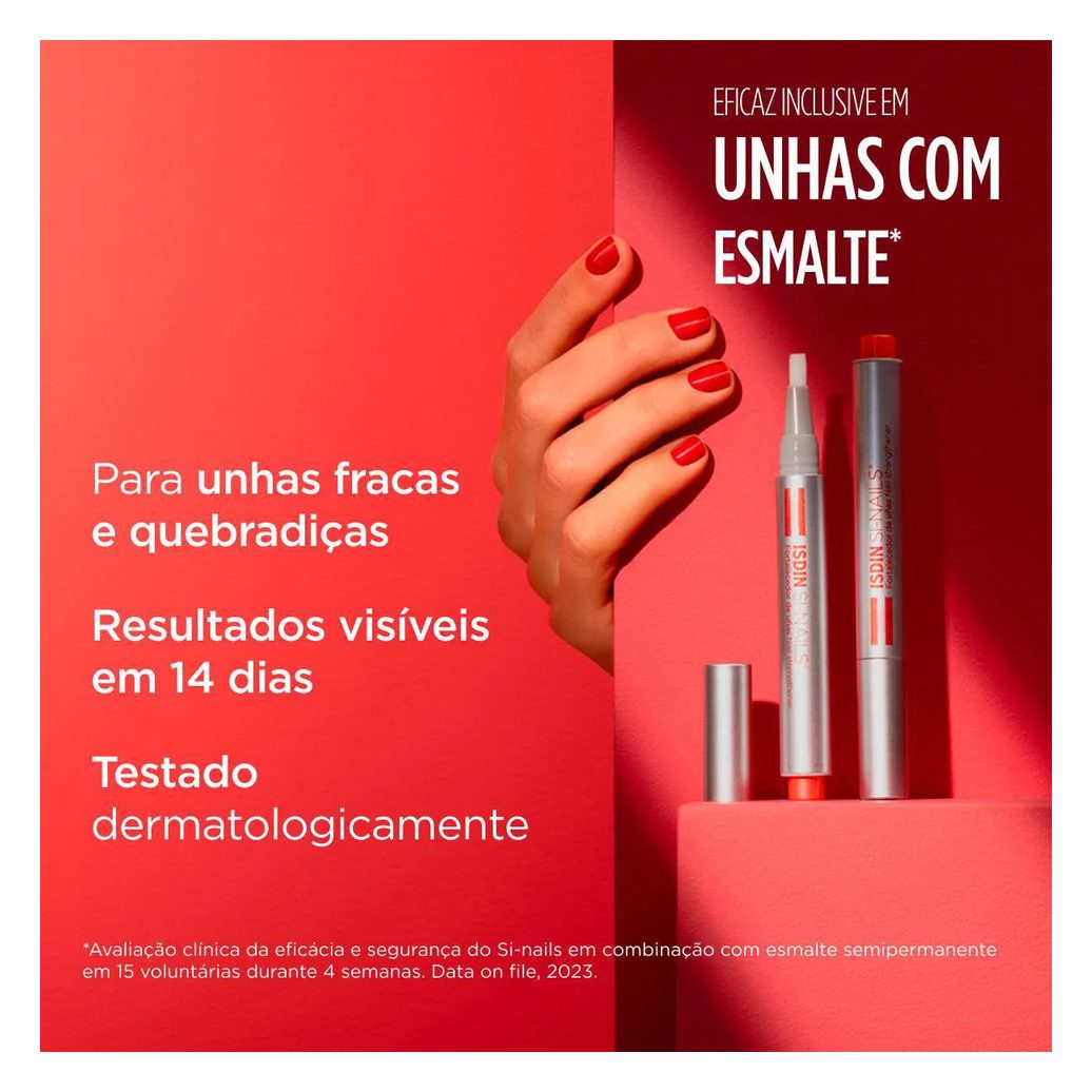Fortalecedor de Unhas Isdin Si-Nails com 2,5ml