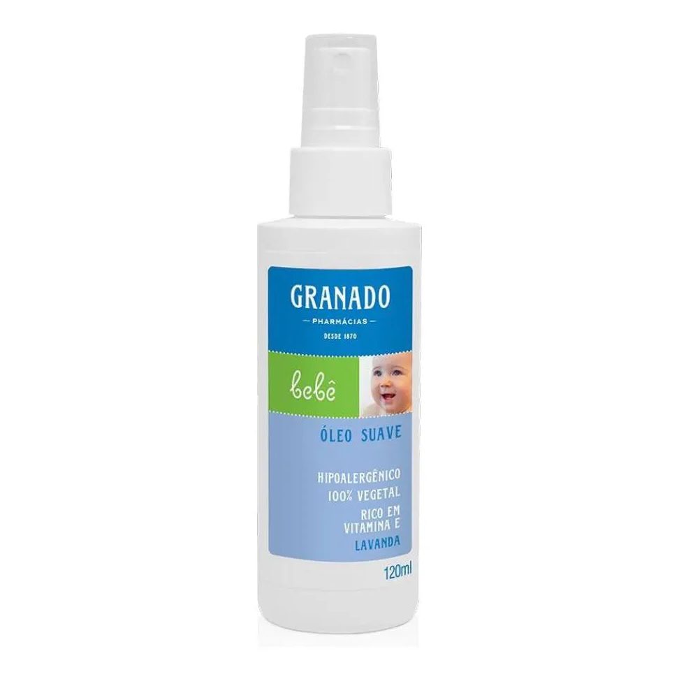 ÓLEO SUAVE BEBê LAVANDA 120ML - GRANADO