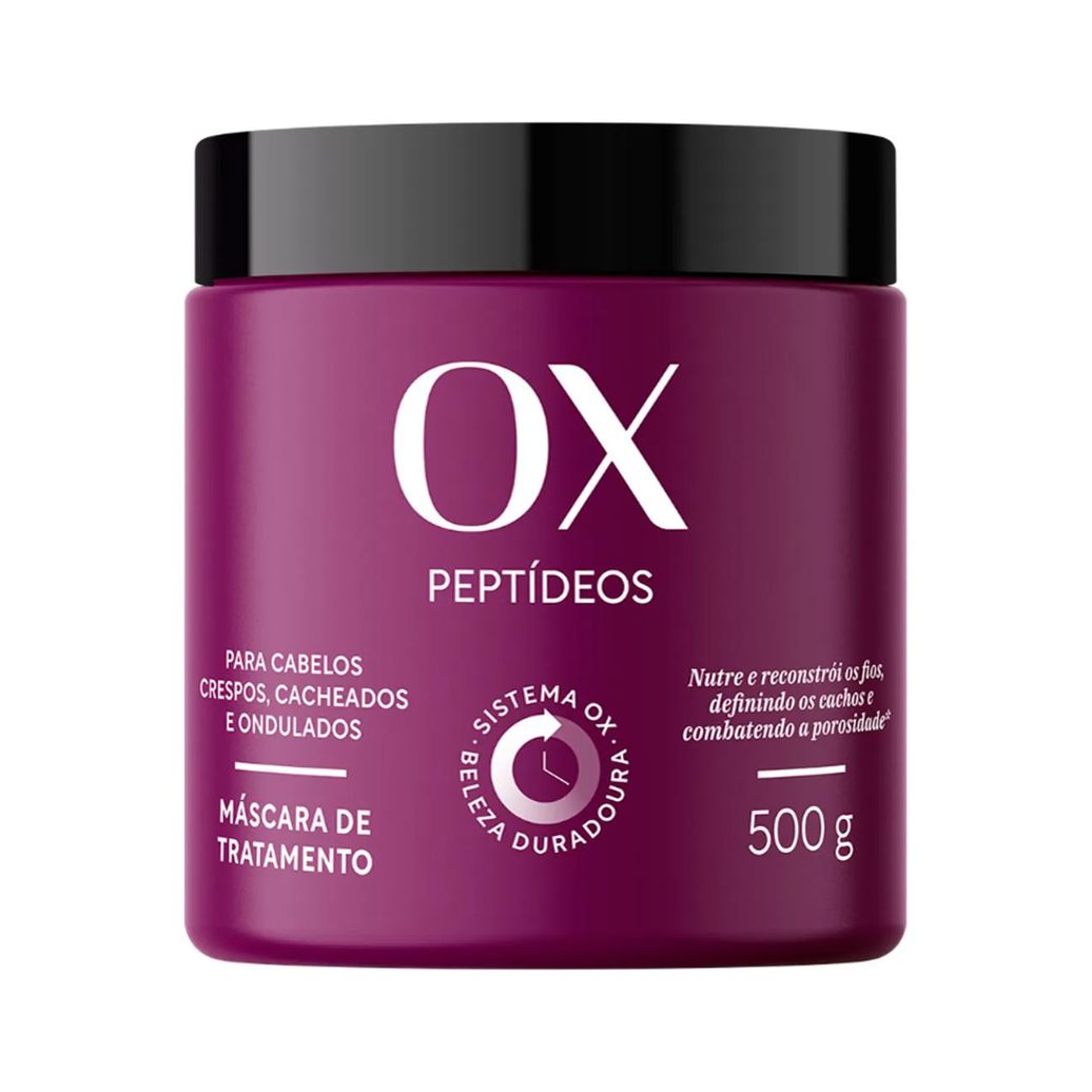 Máscara de Tratamento OX Peptídeos com Óleo Argan 500g