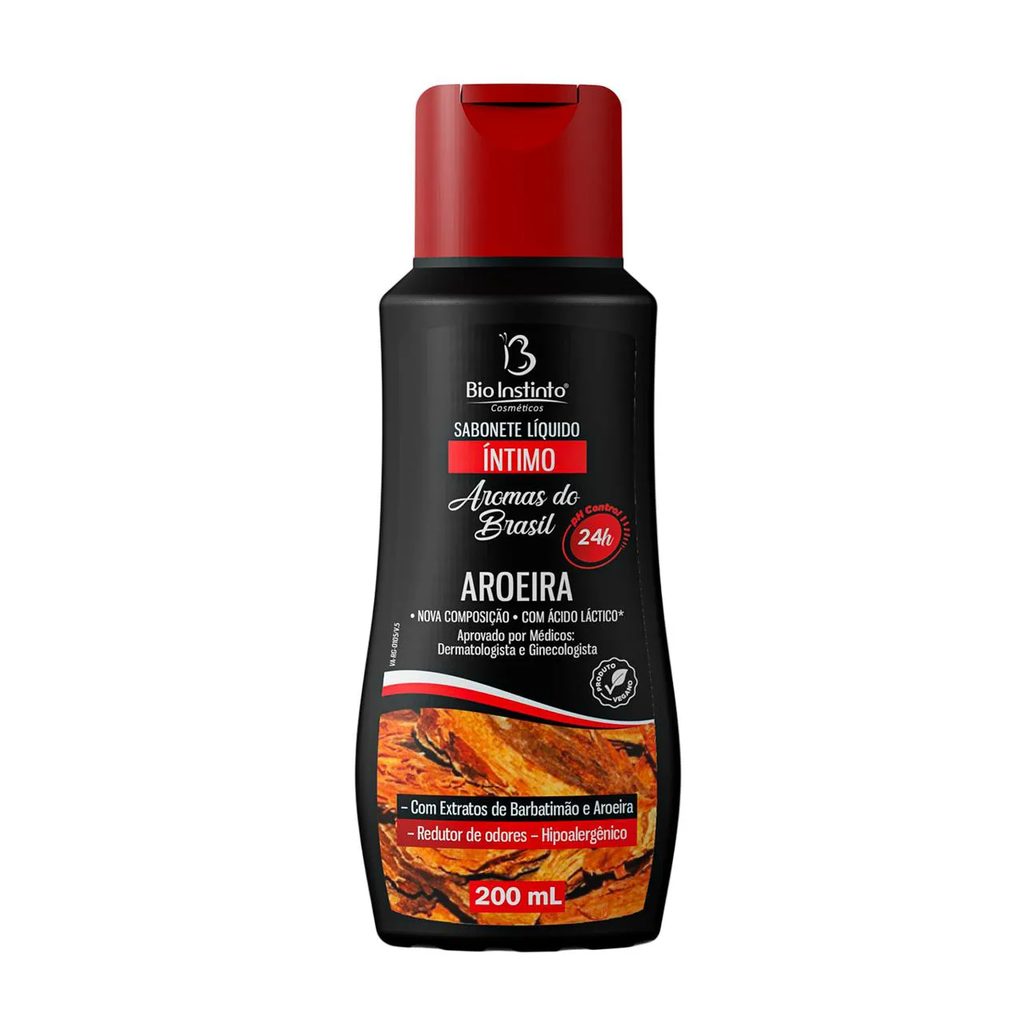 Sabonete Líquido Íntimo Bio Instinto Aromas do Brasil Aroeira 200ml