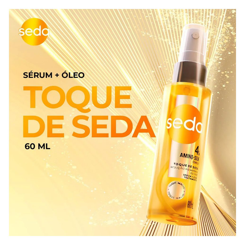 Sérum Óleo de Tratamento Seda Toque de Seda 60ml