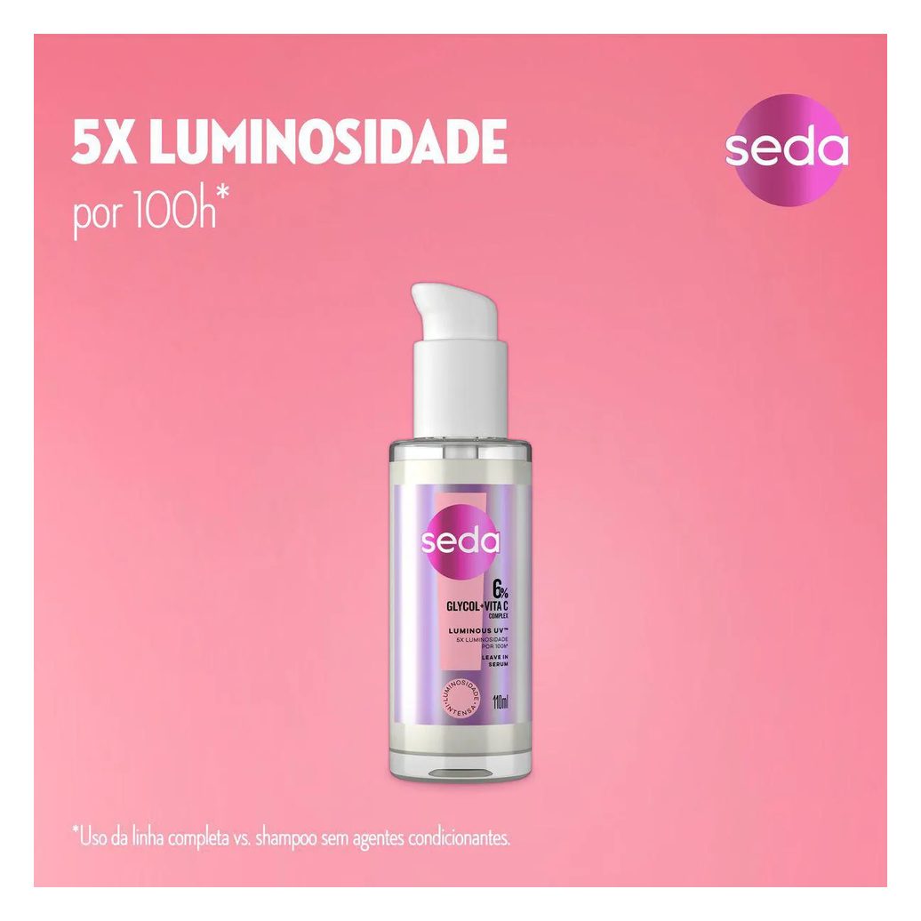 Leave-In Sérum Seda Luminous UV 110ml