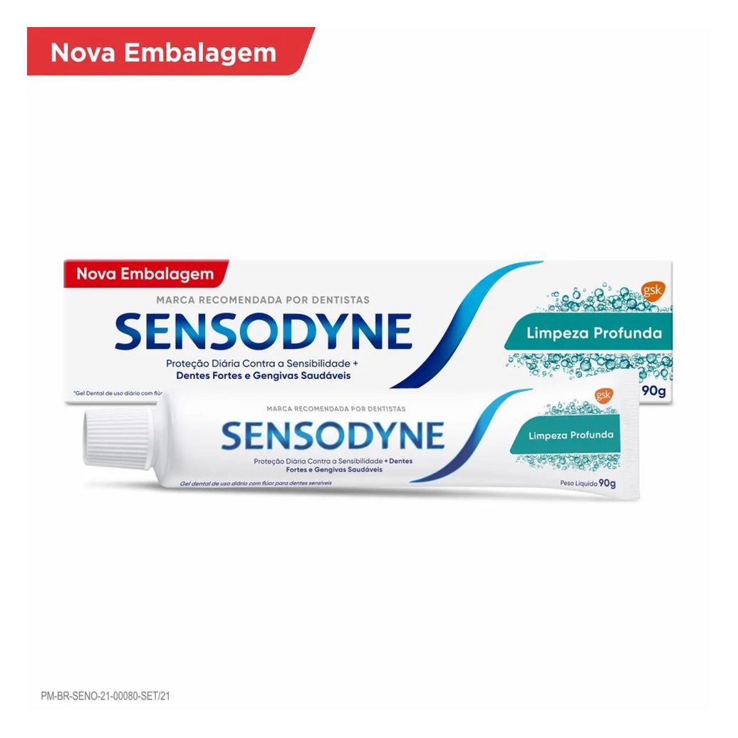 Creme Dental Sensodyne Limpeza Profunda 90g