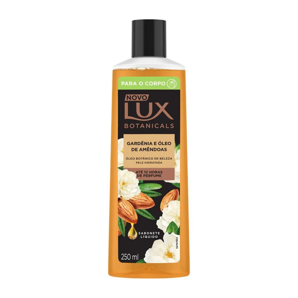 Sabonete Líquido Corporal Lux Botanicals Gardênia e Óleo de Amêndoas 250ml