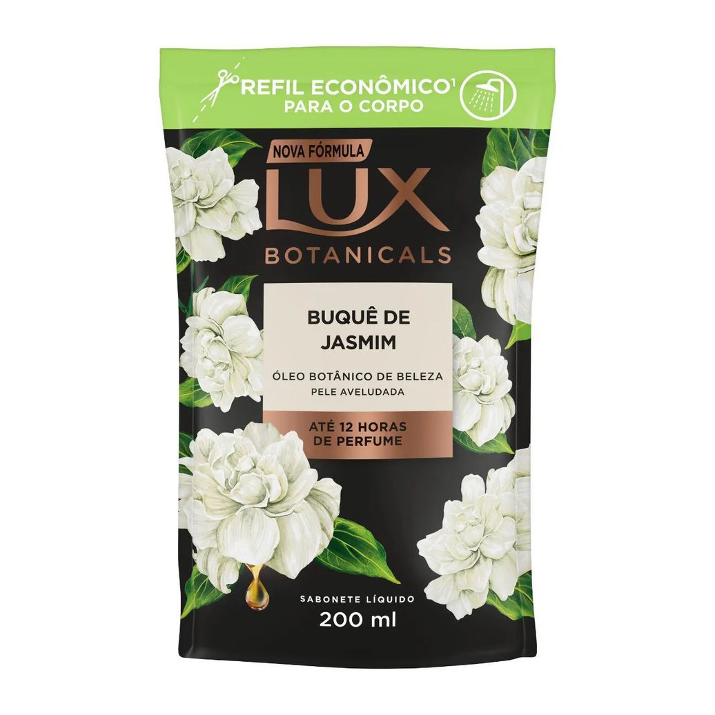 Refil Sabonete Líquido Lux Botanicals Buquê de Jasmim 200ml
