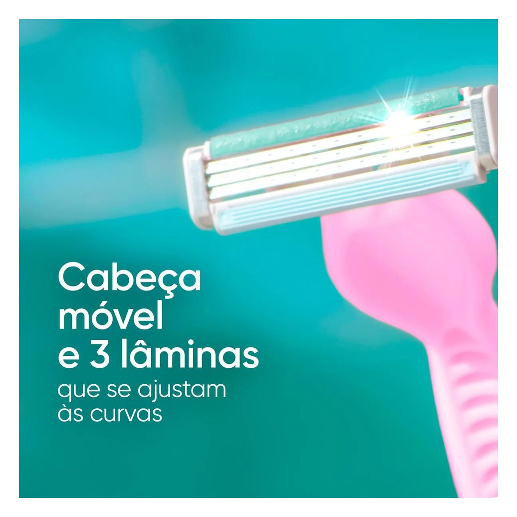 Aparelho de Depilar Gillette Venus Suave Sensitive 2 unidades