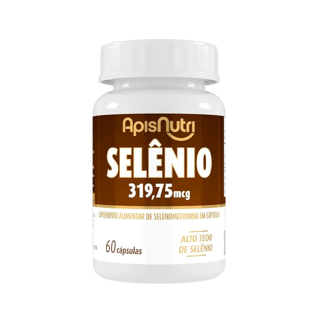 Suplemento Alimentar Selenio 319mcg 60 cápsulas - Apisnutri