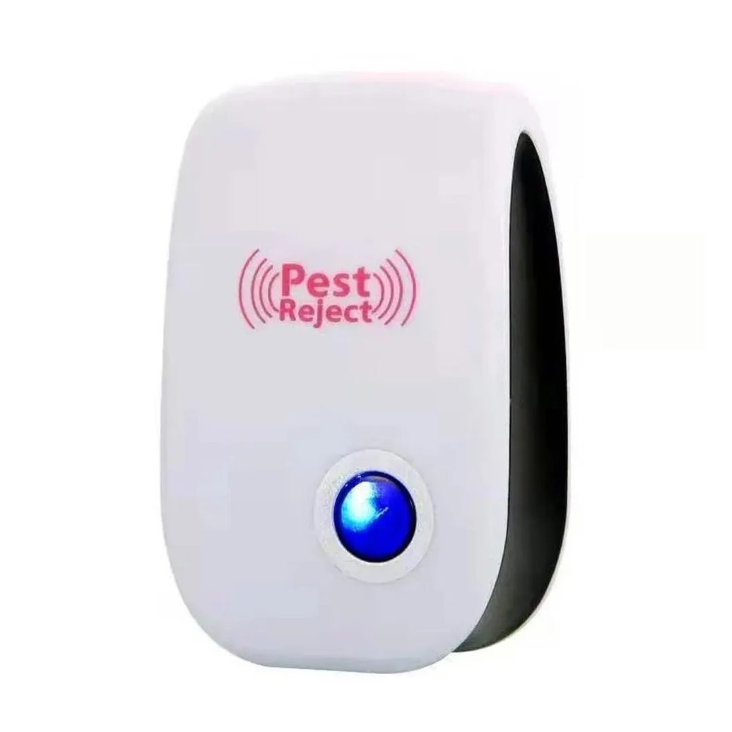 REPELENTE ELETRÔNICO ULTRASSÔNICO ANTI-PRAGAS Branco