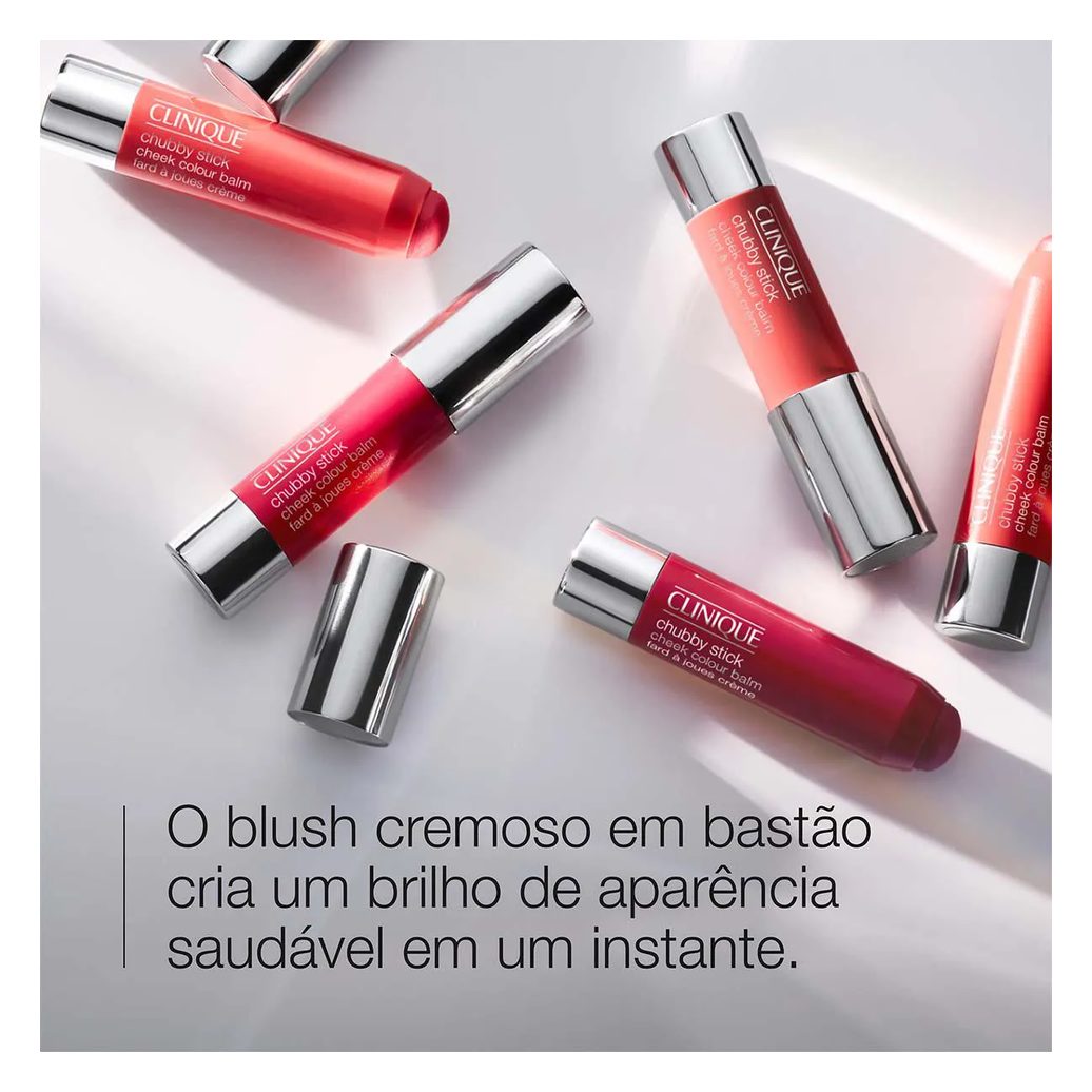 Blush em Bastão Clinique Chubby 6g - Plumped Up Peony