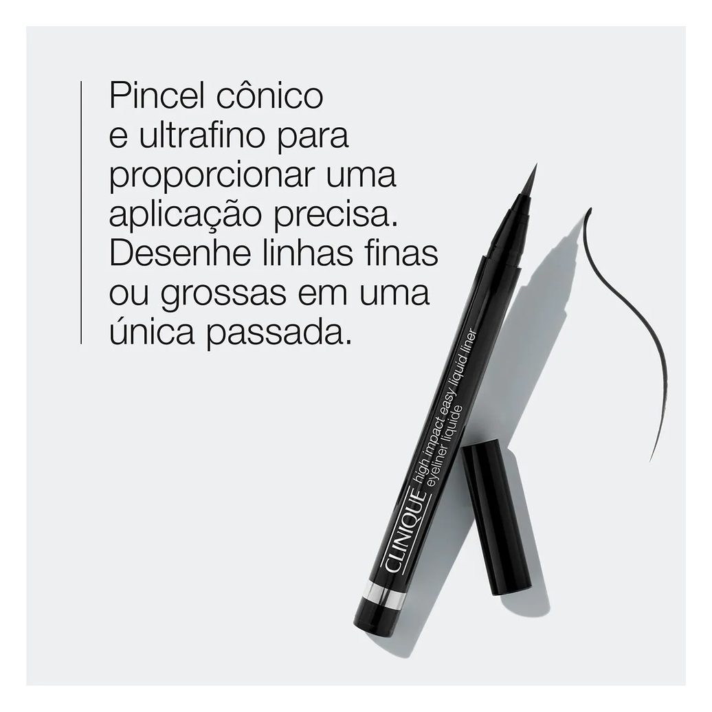Caneta Delineadora Clinique High Impact Easy Liquid Black 0,67g