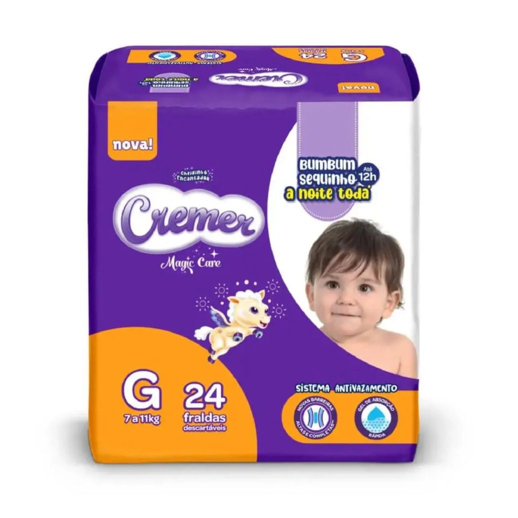 Fralda Magic Care Disney Tamanho G 24 unidades – Cremer