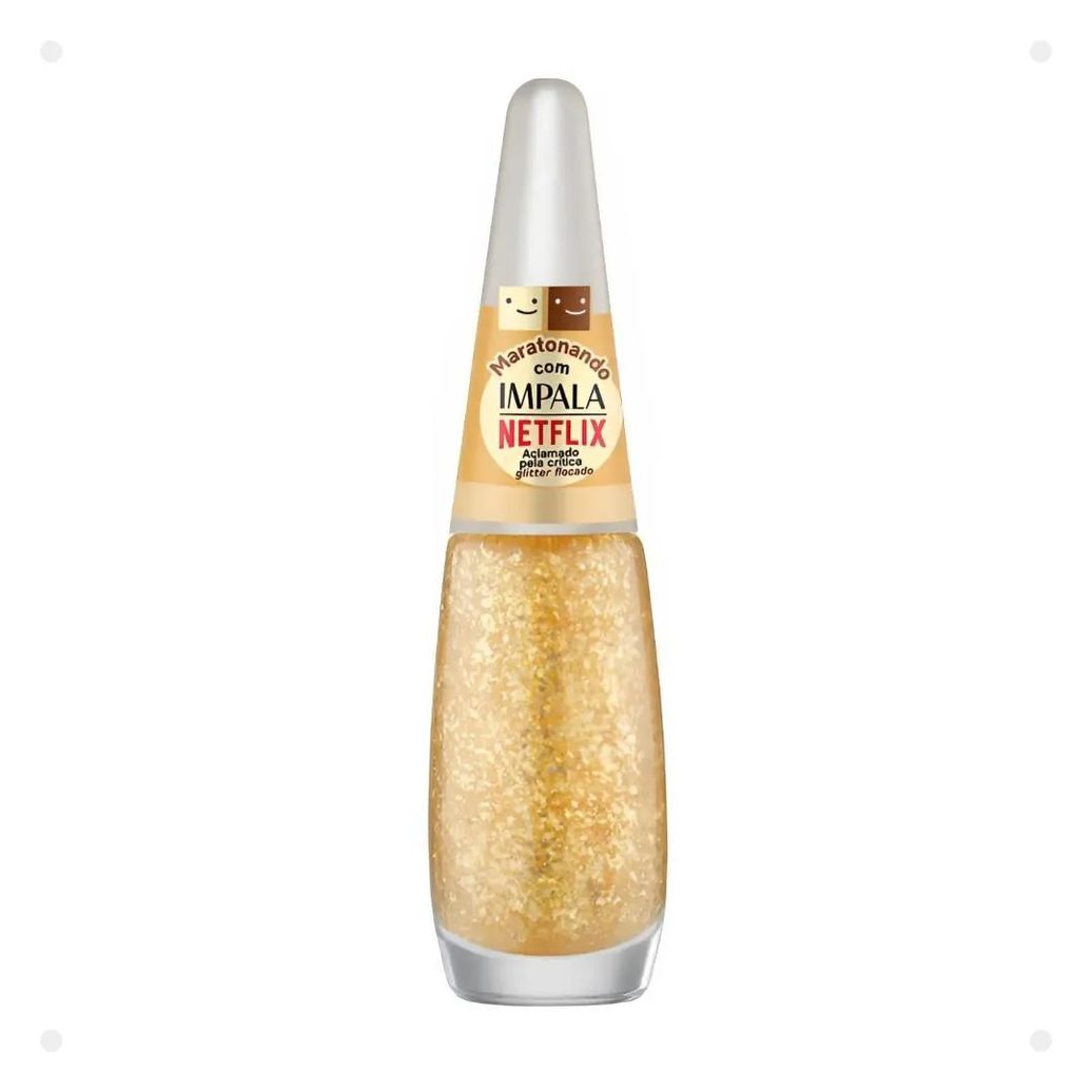 Esmalte Flocado Impala Netflix Maratonando Aclamado Pela Crítica 7,5ml