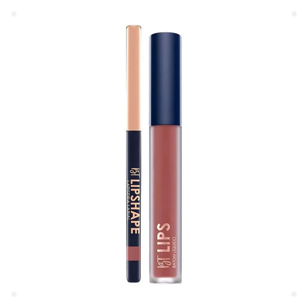 Kit Bruna Tavares Bt: Batom Líquido Gabriela e Lapiseira Labial Marsala
