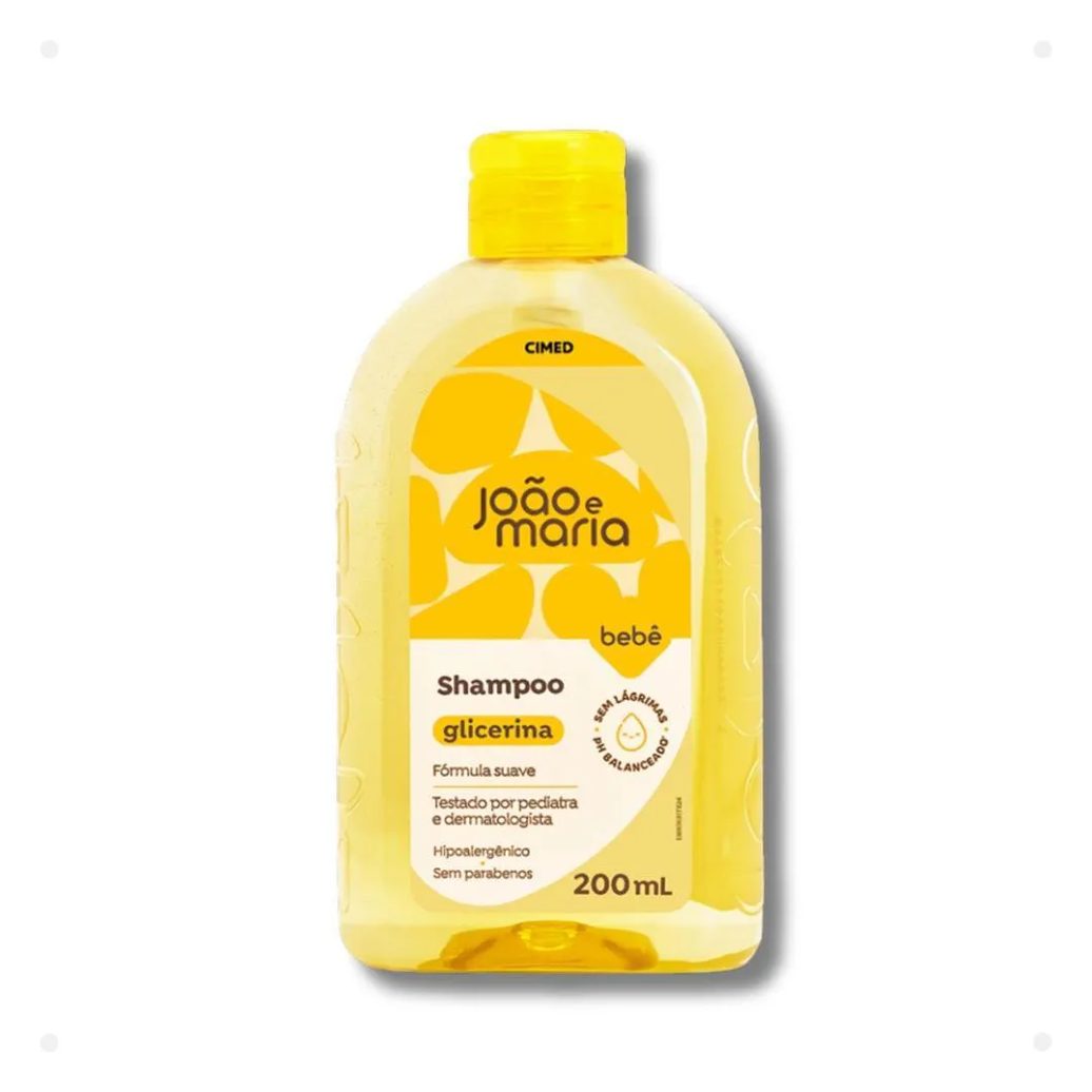 Shampoo João e Maria Cimed Bebê Glicerina 200ml