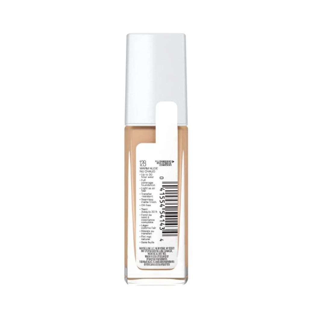 Base Longa Duração Maybelline Superstay Full Coverage 30ml - 128 Warm Nude