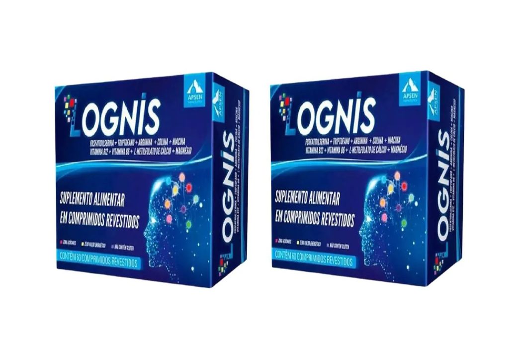 Kit 2 Lognis Suplemento Alimentar 60 comprimidos - Apsen