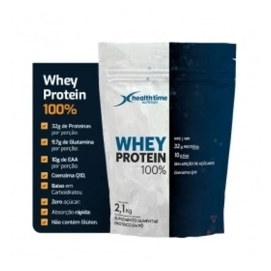 Whey Protein 100% Refil (2,1kg) - Sabor: Cookies E Cream