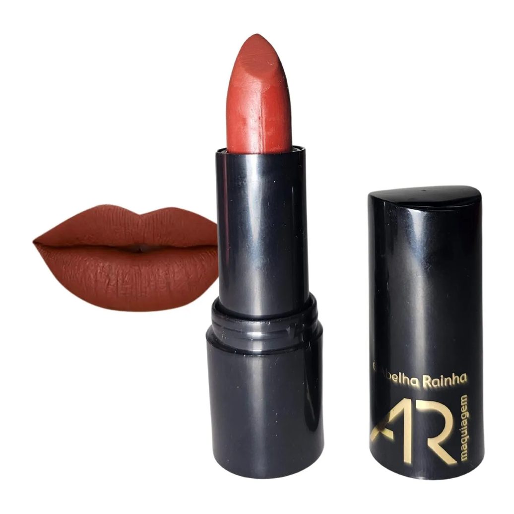 Batom Bourbon Nude Retinol-like Ar Maquiagem Abelha Rainha 3,8g