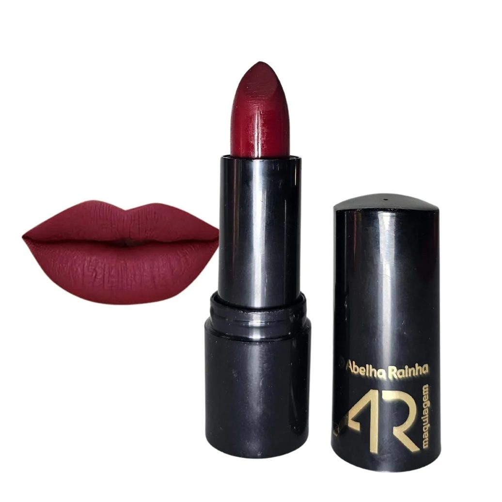 Batom Bouquet de Rubis Retinol-like Ar Maquiagem Abelha Rainha 3,8g