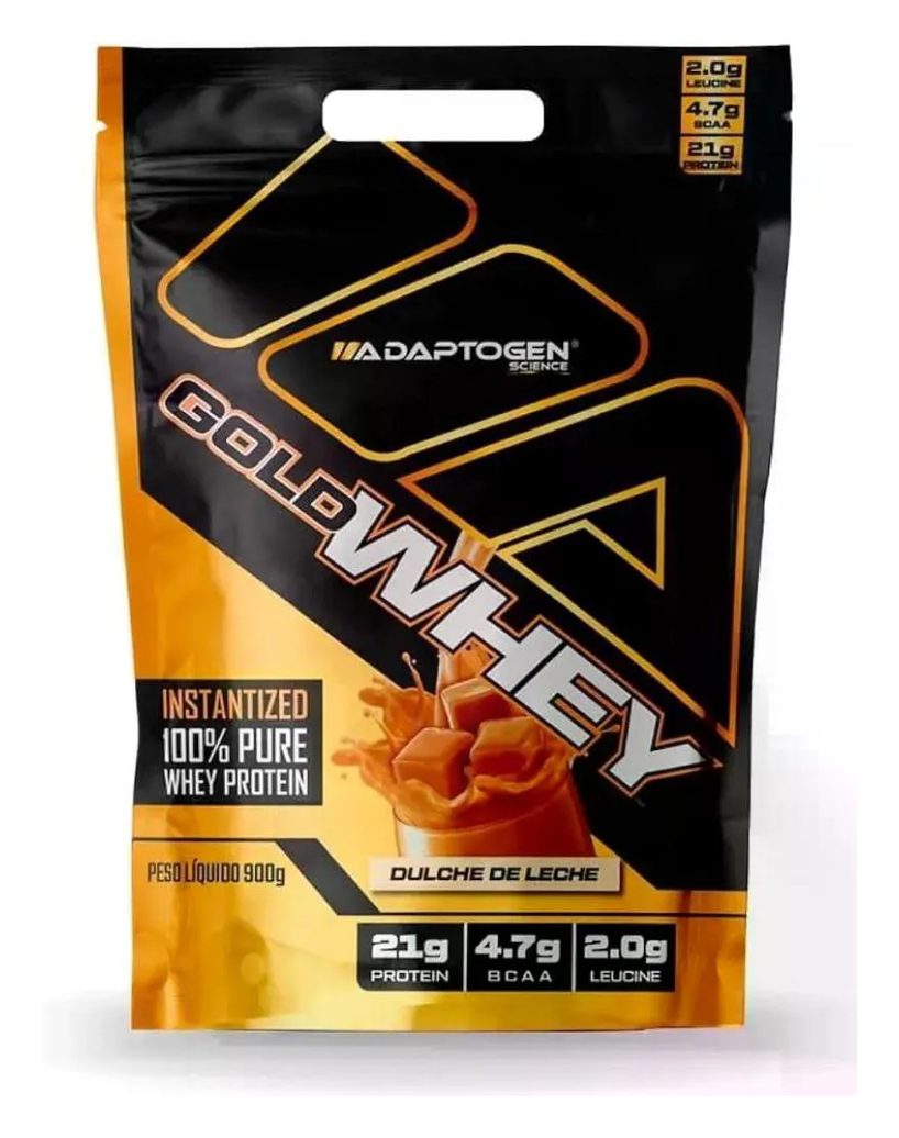 Gold Whey Adaptogen Doce de Leite Refil 900g