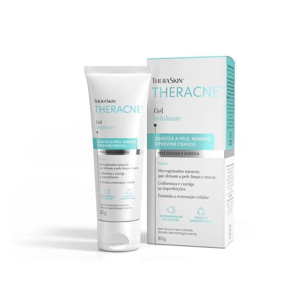 Gel Esfoliante TheraSkin Theracne com 80g