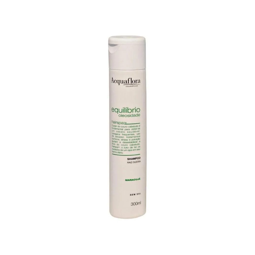 Shampoo Acquaflora Equilibrio Oleosidade Raiz Oleosa 300ml