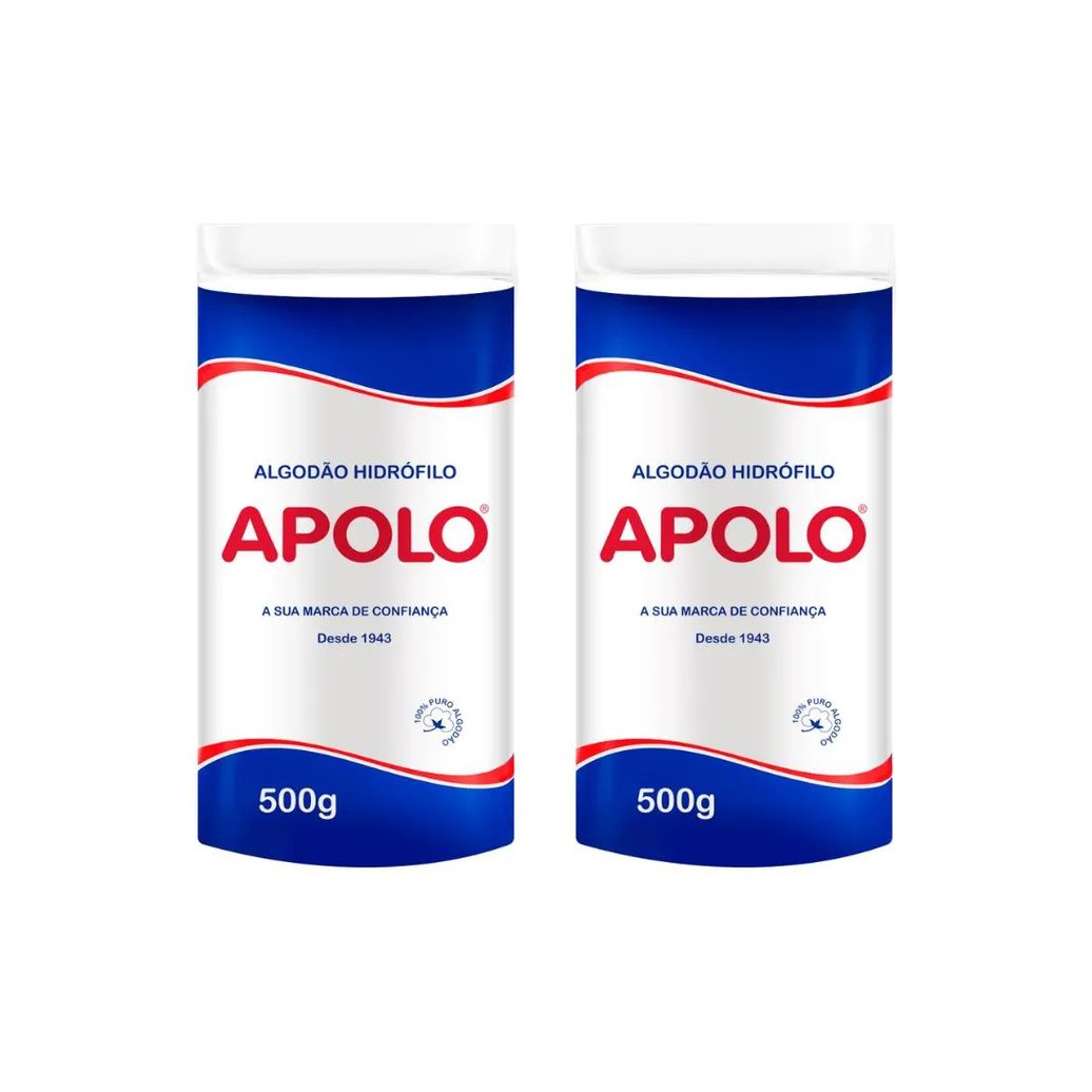 Algodao Apolo 500g - Kit C / 2un