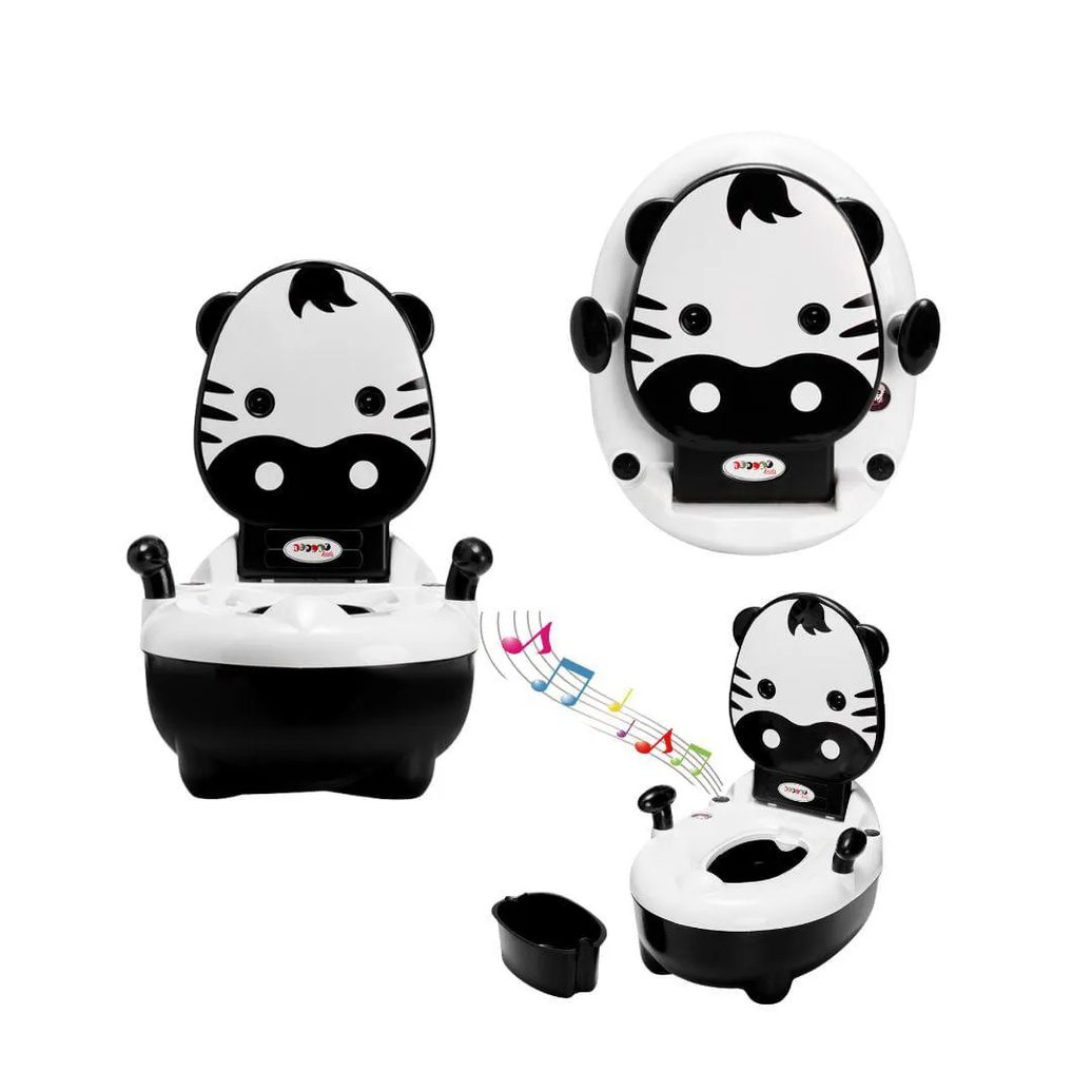 Troninho Penico Infantil Musical Desfralde Zebra Replay Kids
