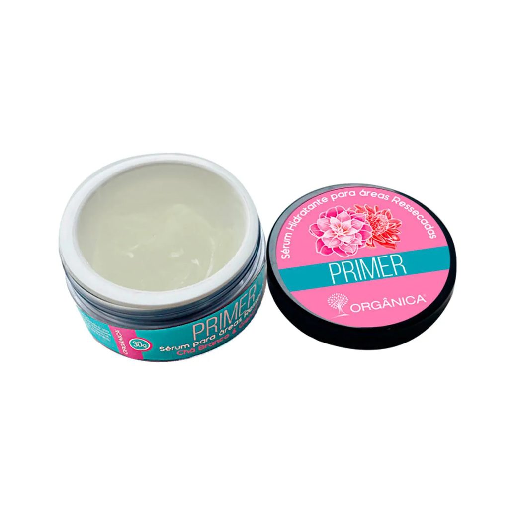 Sérum Hidratante para Áreas Ressecadas Orgânica Primer Chá Branco e Gengibre 33g