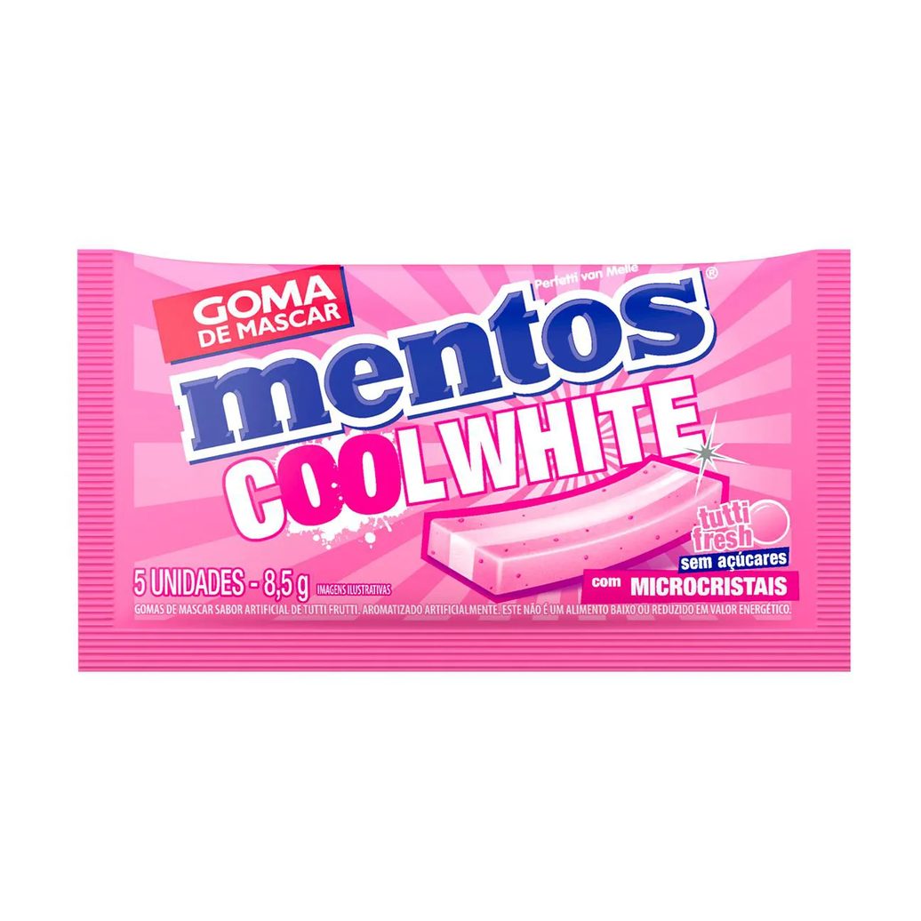 Mentos Cool White Tutti Frutti 5 Unidades