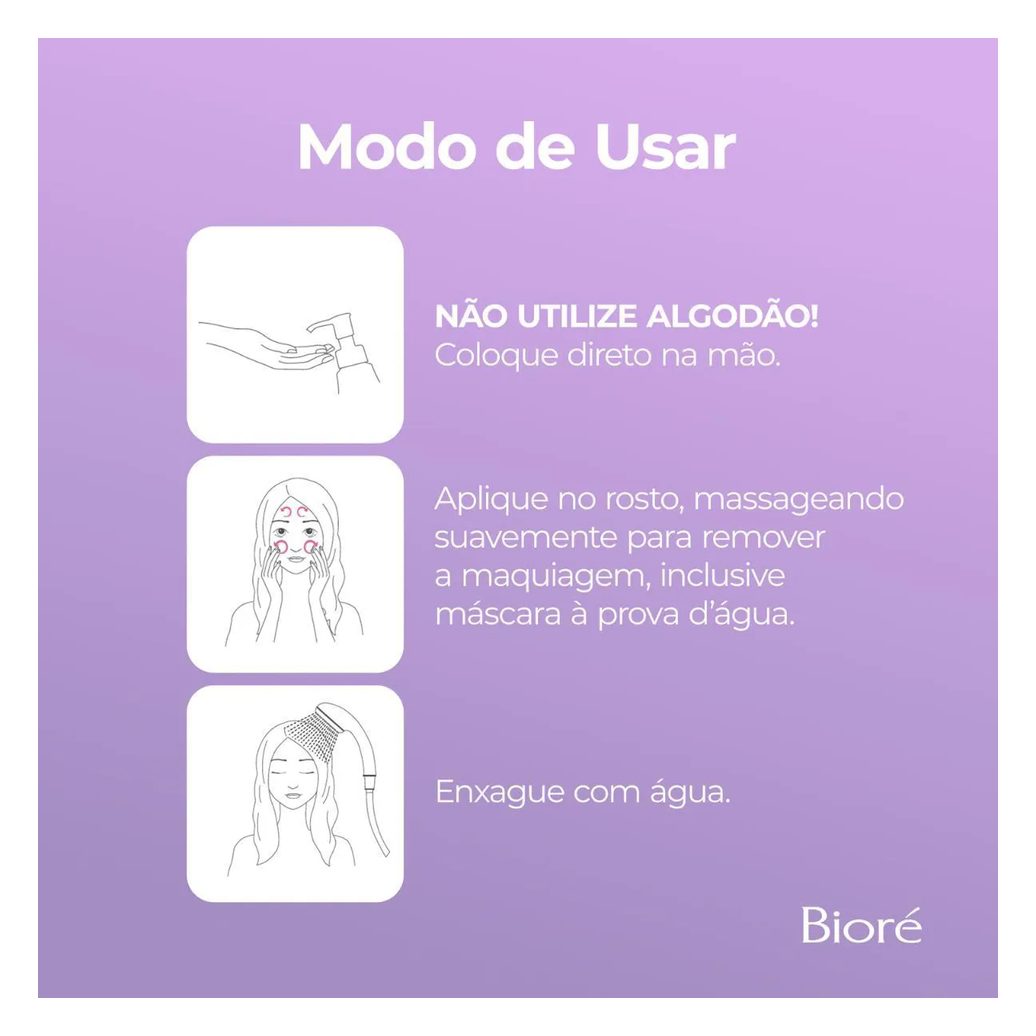 Óleo de Limpeza Demaquilante Bioré Cleansing 230ml
