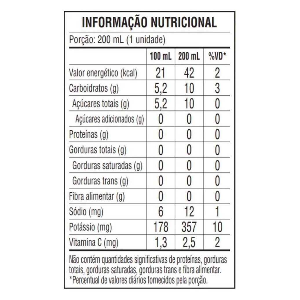 Água de Coco Integral Orgânica Nutrigood 200ml