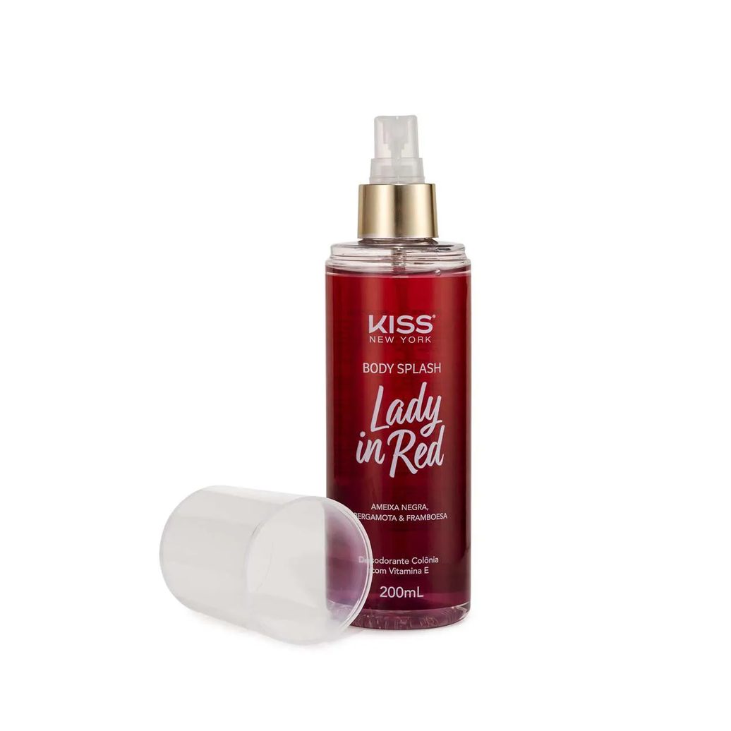 Body Splash Kiss New York Lady In Red 200ml