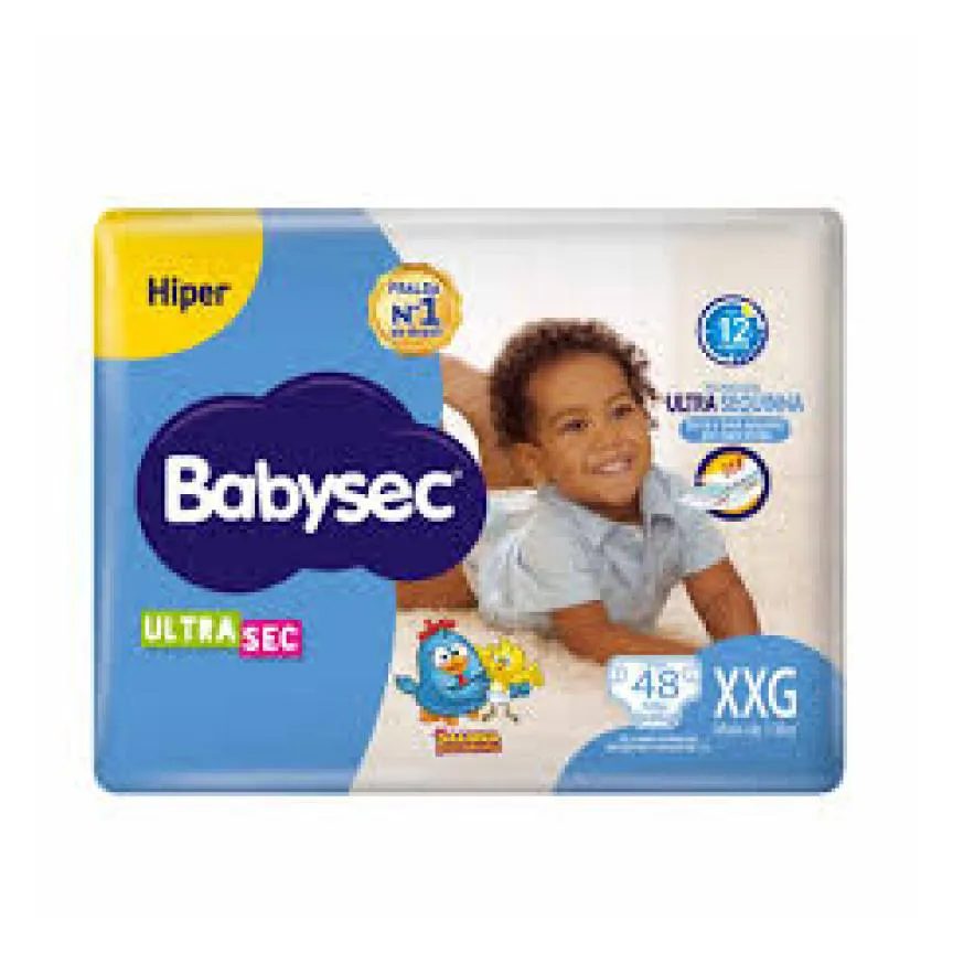 Fralda Babysec Ultra Hiper Xg 52un