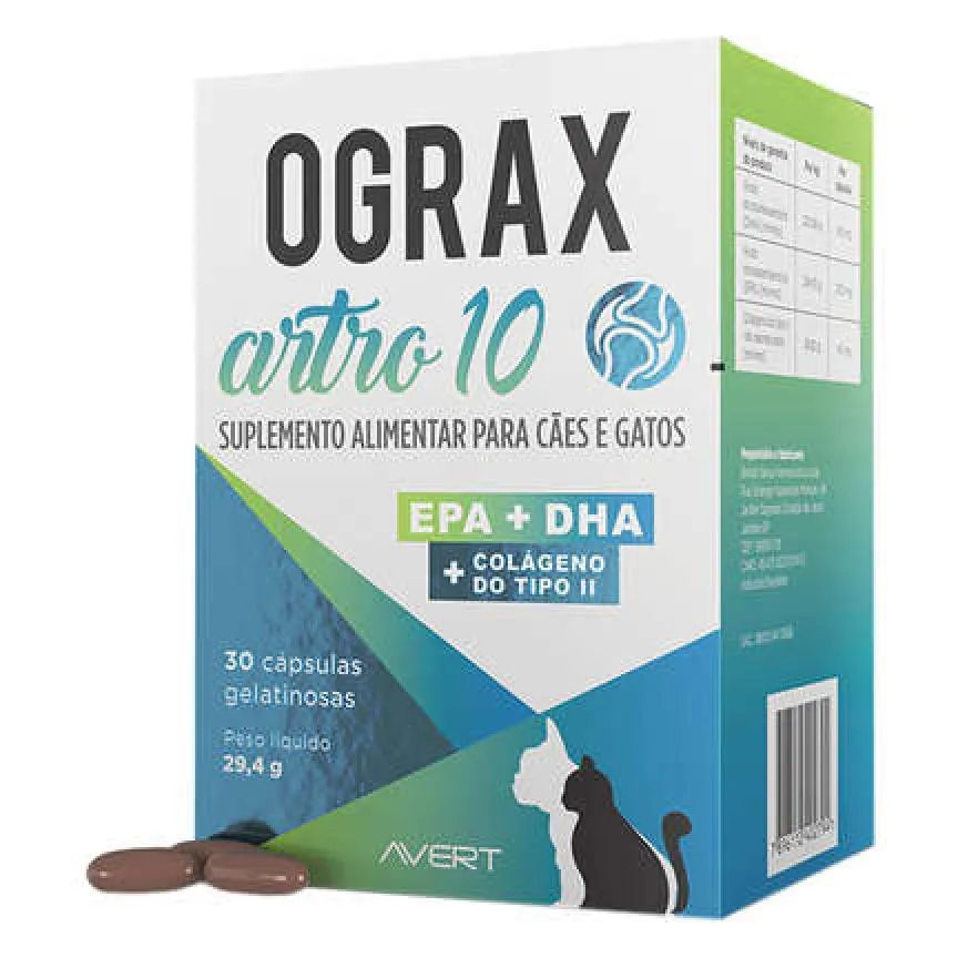 Ograx Artro 10 - 29,4g - 10 cápsulas