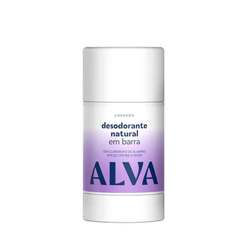 DESODORANTE EM BARRA LAVANDA VEGANO ALVA 55G