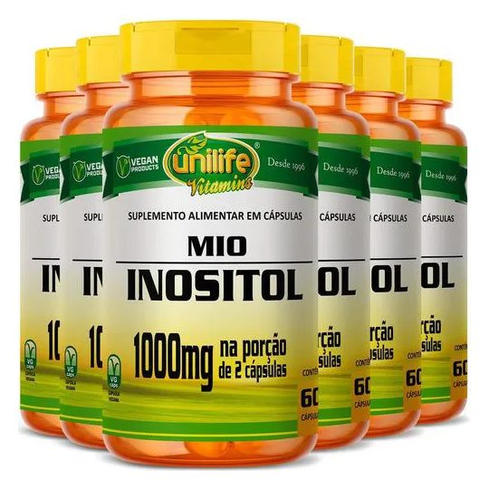 Mio Inositol 6 X 60 cápsulas Unilife