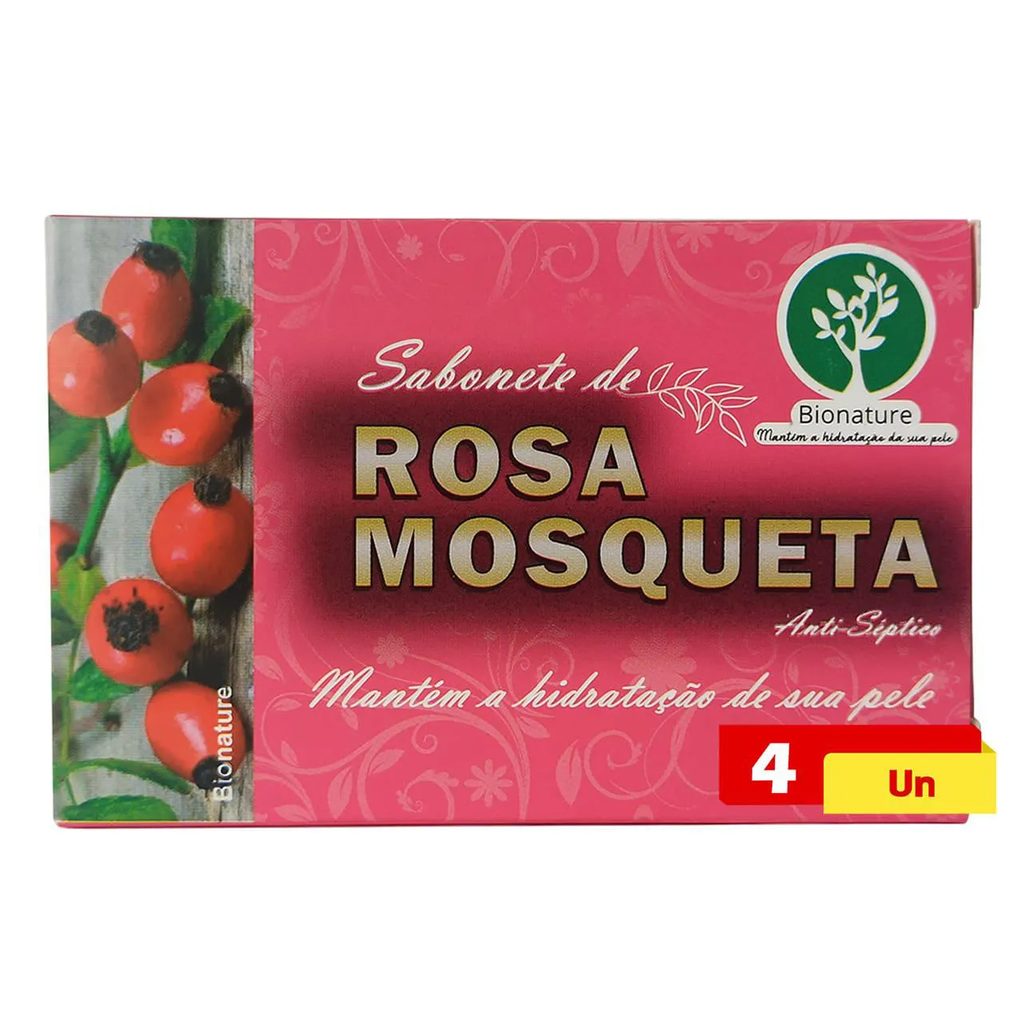 Sabonete de Rosa Mosqueta 4 X 110g Bionature