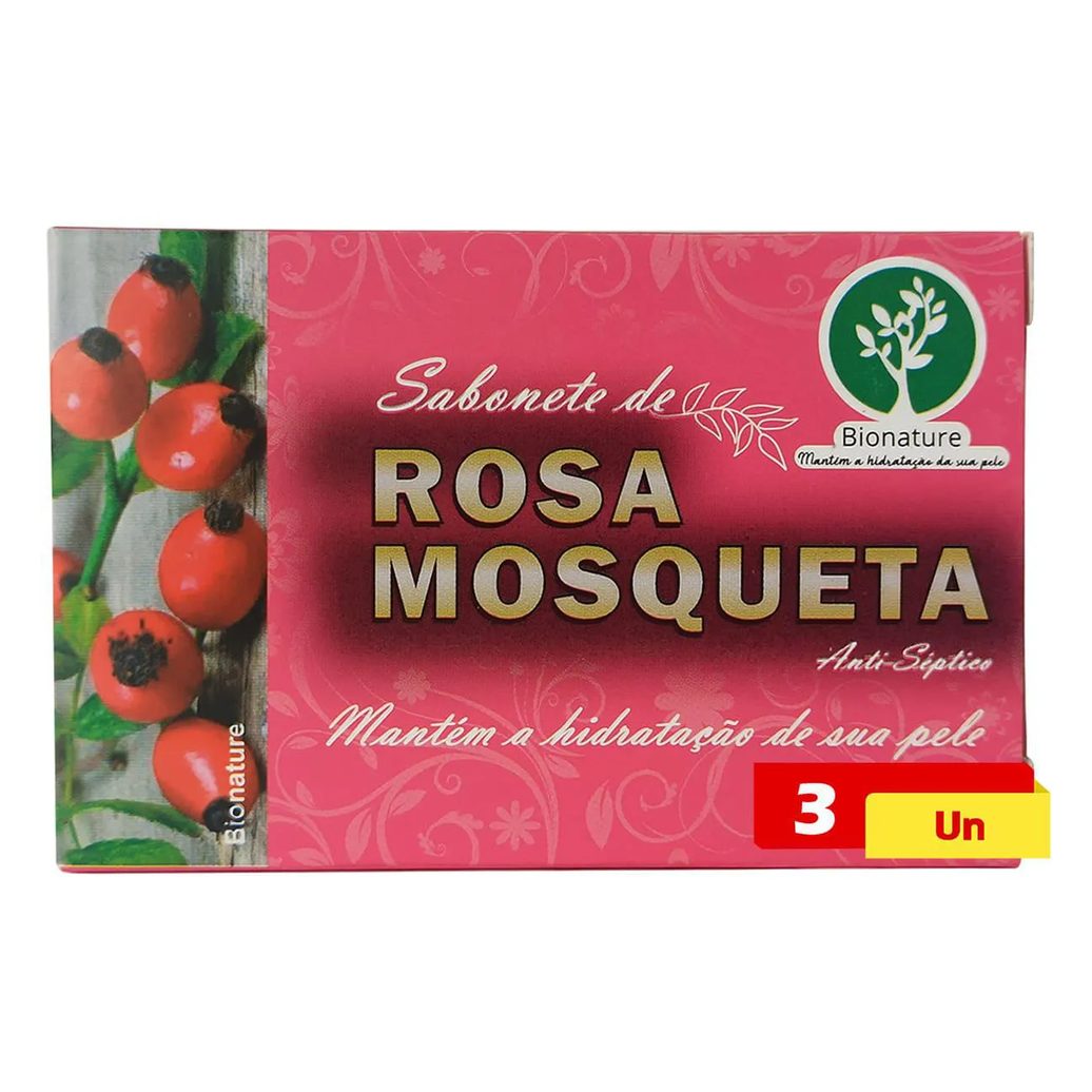 Sabonete de Rosa Mosqueta 3 X 110g Bionature