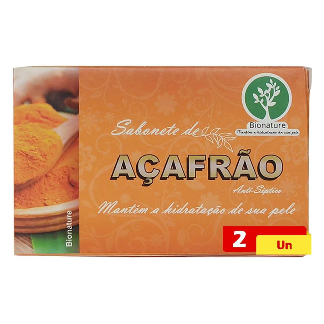 Sabonete de Açafrão 2 X 110g Bionature